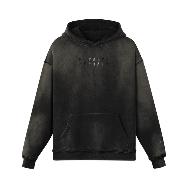 Royalty - ZimG_igabyte Retro Unisex Super Heavyweight Sun Faded Hoodie