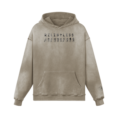 Relentless - ZimG_igabyte Retro Unisex Super Heavyweight Sun Faded Hoodie