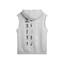 China Unisex Oversized Washed Sleeveless Hoodie