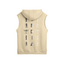 India Unisex Oversized Washed Sleeveless Hoodie