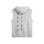 Qatar Unisex Oversized Washed Sleeveless Hoodie