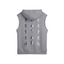 Qatar Unisex Oversized Washed Sleeveless Hoodie