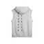 Türkiye Unisex Oversized Washed Sleeveless Hoodie