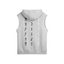 Hellas Unisex Oversized Washed Sleeveless Hoodie