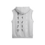 Italy Unisex Oversized Washed Sleeveless Hoodie