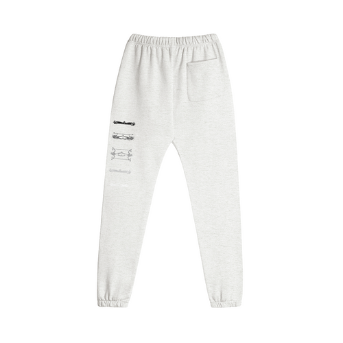 India Unisex Heavyweight Fleece Lined Sweatpants