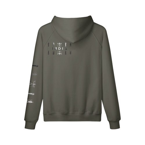 India Unisex Fleece-lined Hoodie