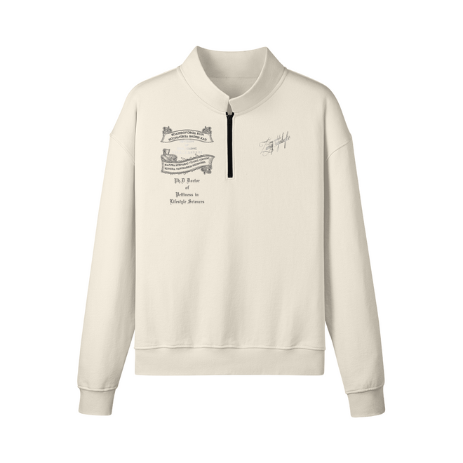 ZimG_igabyte Petty Unisex Heavyweight Half-zip Sweatshirt